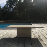 Vintage travertine coffee table