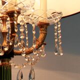 Lampadaire Napoléon à pampilles