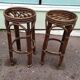 Set Bar + 2 rattan stool bamboo cannage