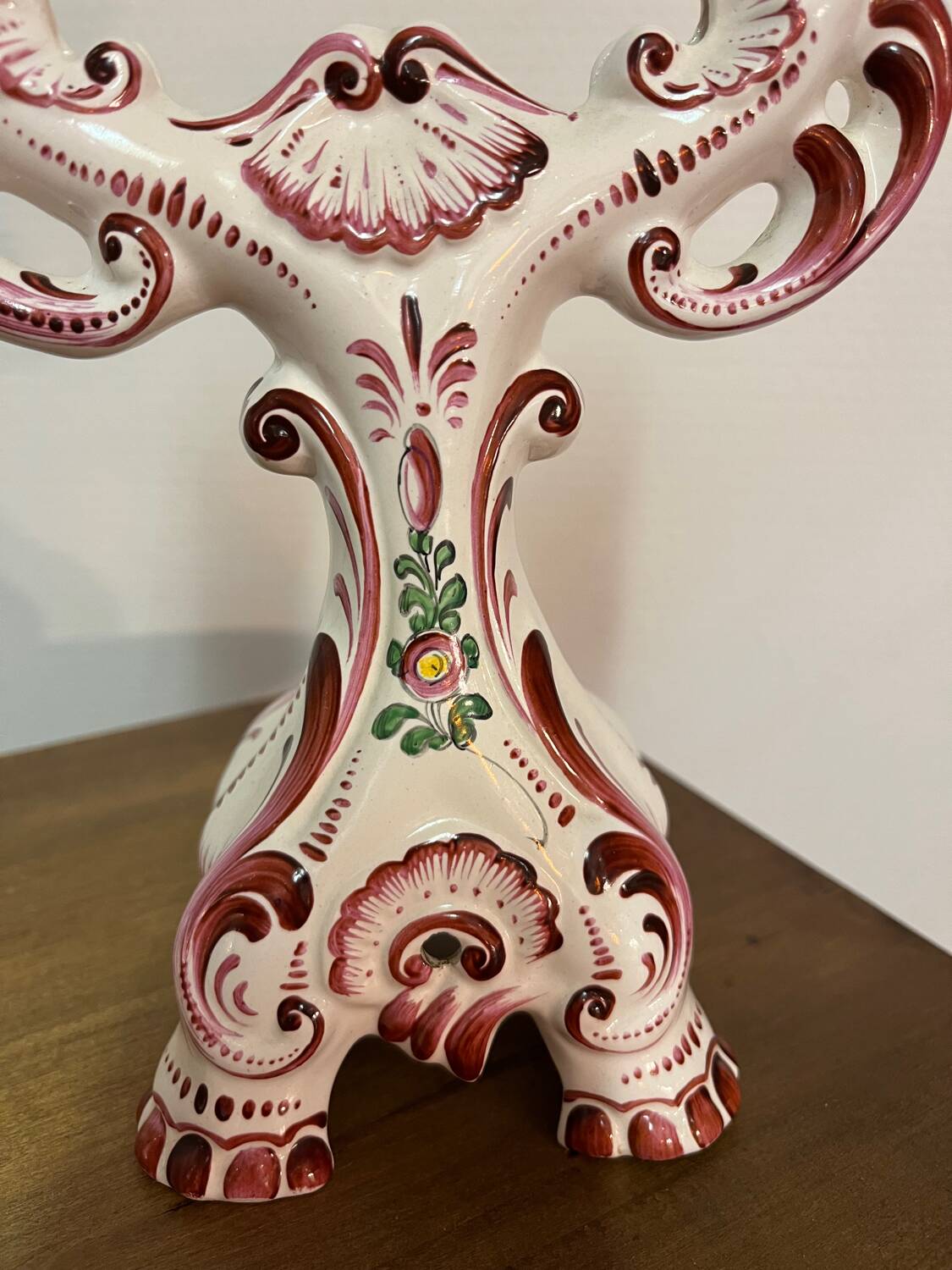 Candle holder with 2 lights "Strasbourg" Henri Chaumeil