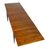 XL mid century extendable dining table in teak, 1960s