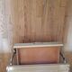 Rolling serving table with drawer