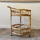 Dessert, rattan bar on wheels