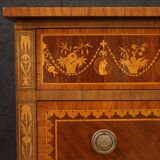 20th century Italian inlaid chest of drawers in Louis XVI style
