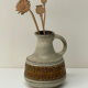Small brutalist vintage ceramic jug vase from the 70s.