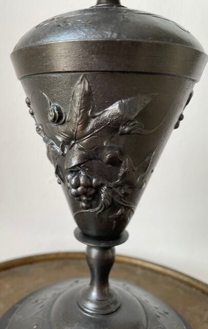 Cast iron candle holder Napoleon III