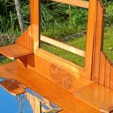 Art Deco dressing table with removable mirror