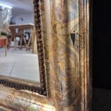 Louis Philippe mirror 81x60 heated copper