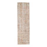 3x9 Vintage Floral Runner Rug,78x275Cm