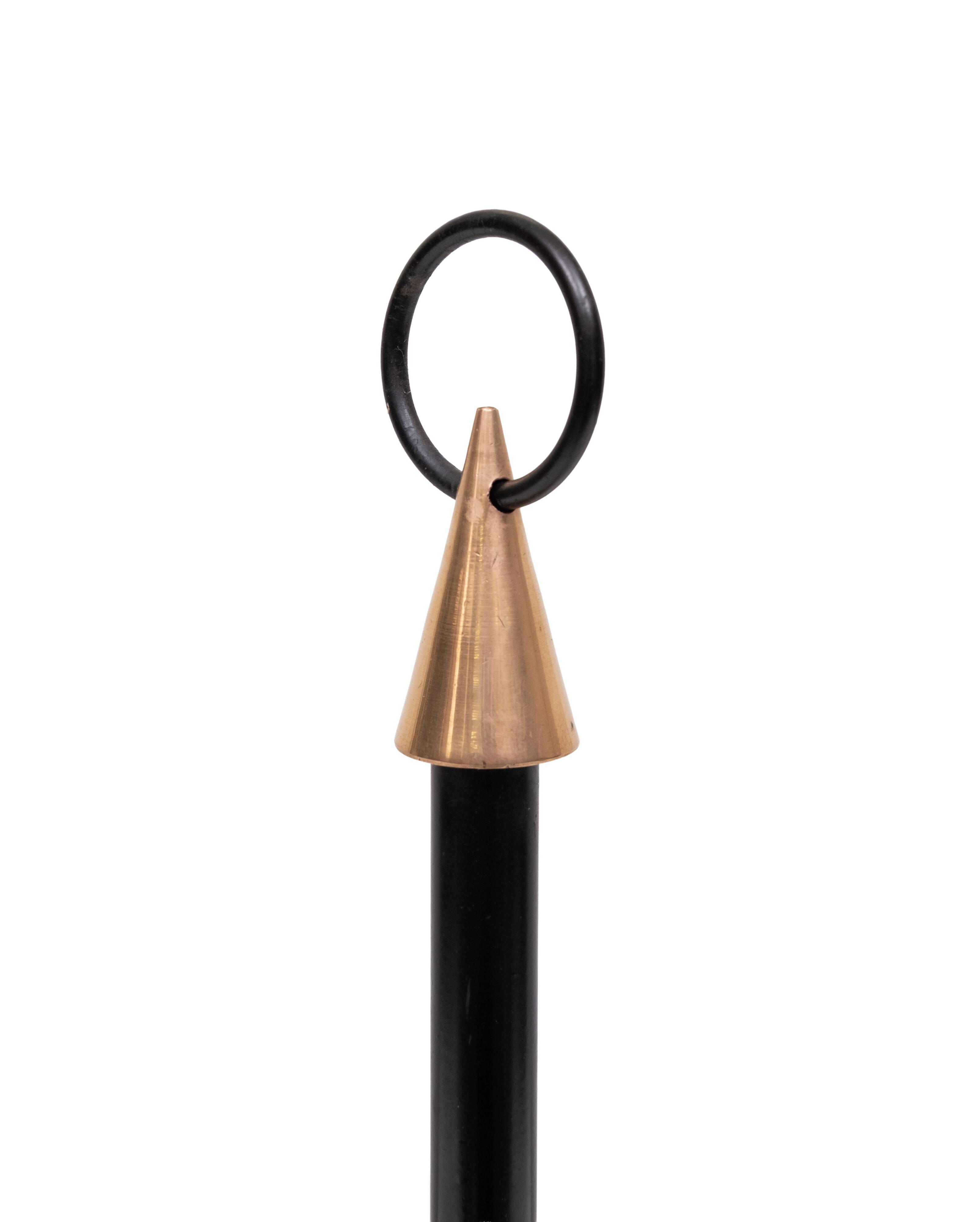 1940s Italian Brass candle stick holder