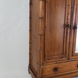 H.61 wood doll cabinet bamboo way