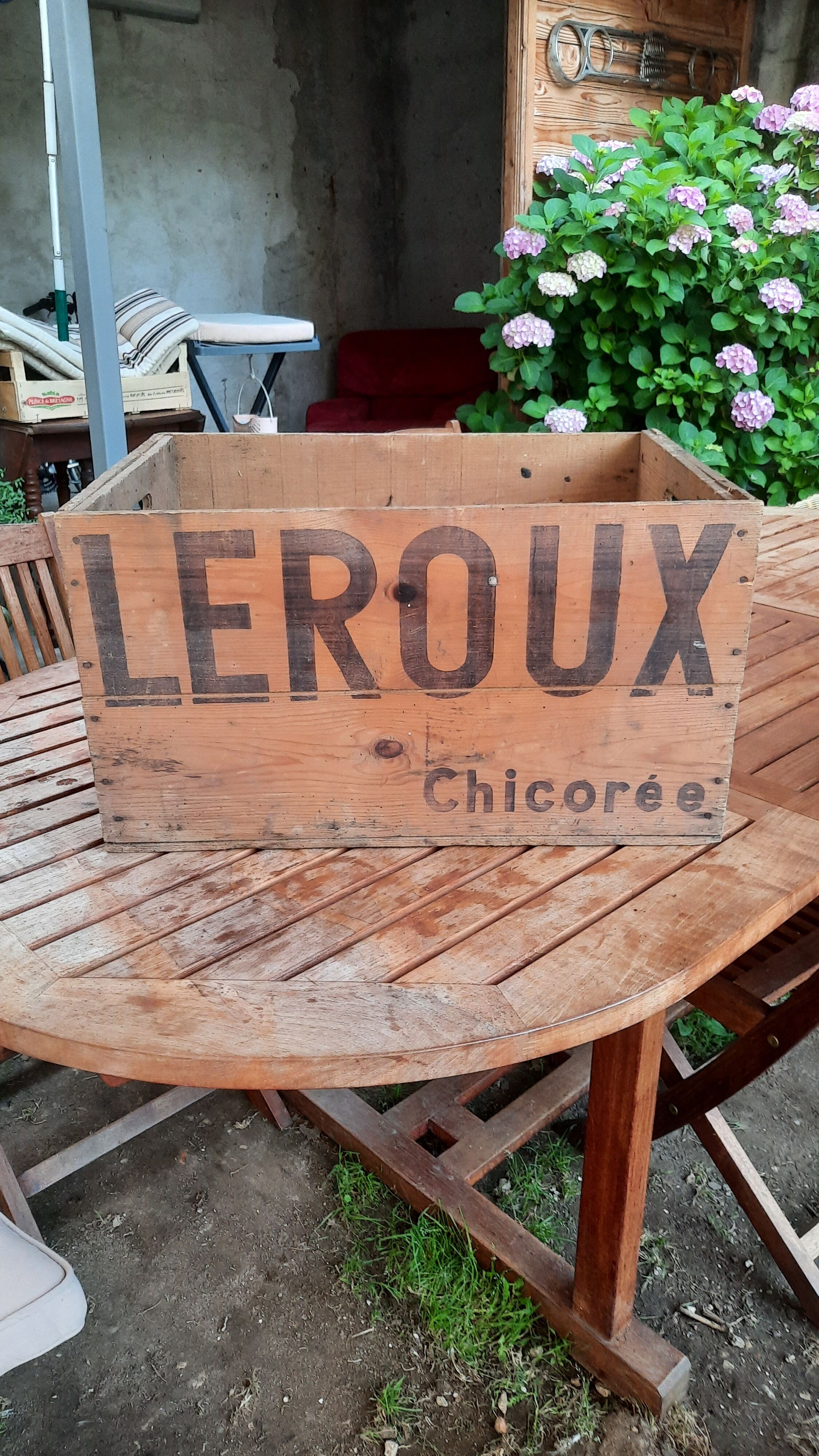 Wooden box Chicory Leroux