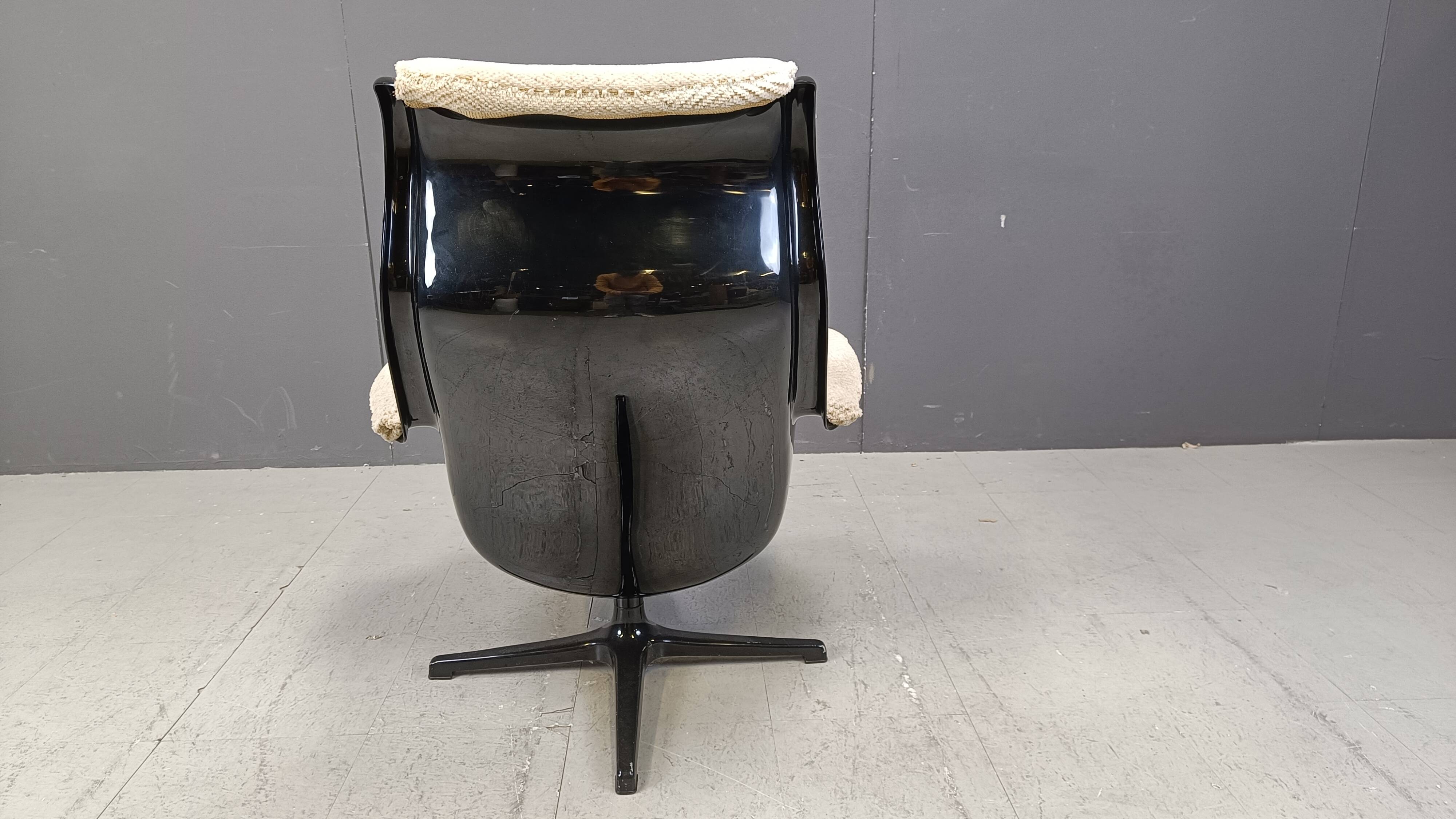 Mid-Century Space Age Galaxy Armchair by Alf Svensson for Dux, 1968