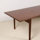 Hans Wegner AT-15 Solid Teak and Oak Coffee Table for Andreas Tuck