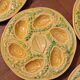 6 vintage majolica oyster plates, Arfilox, 1970