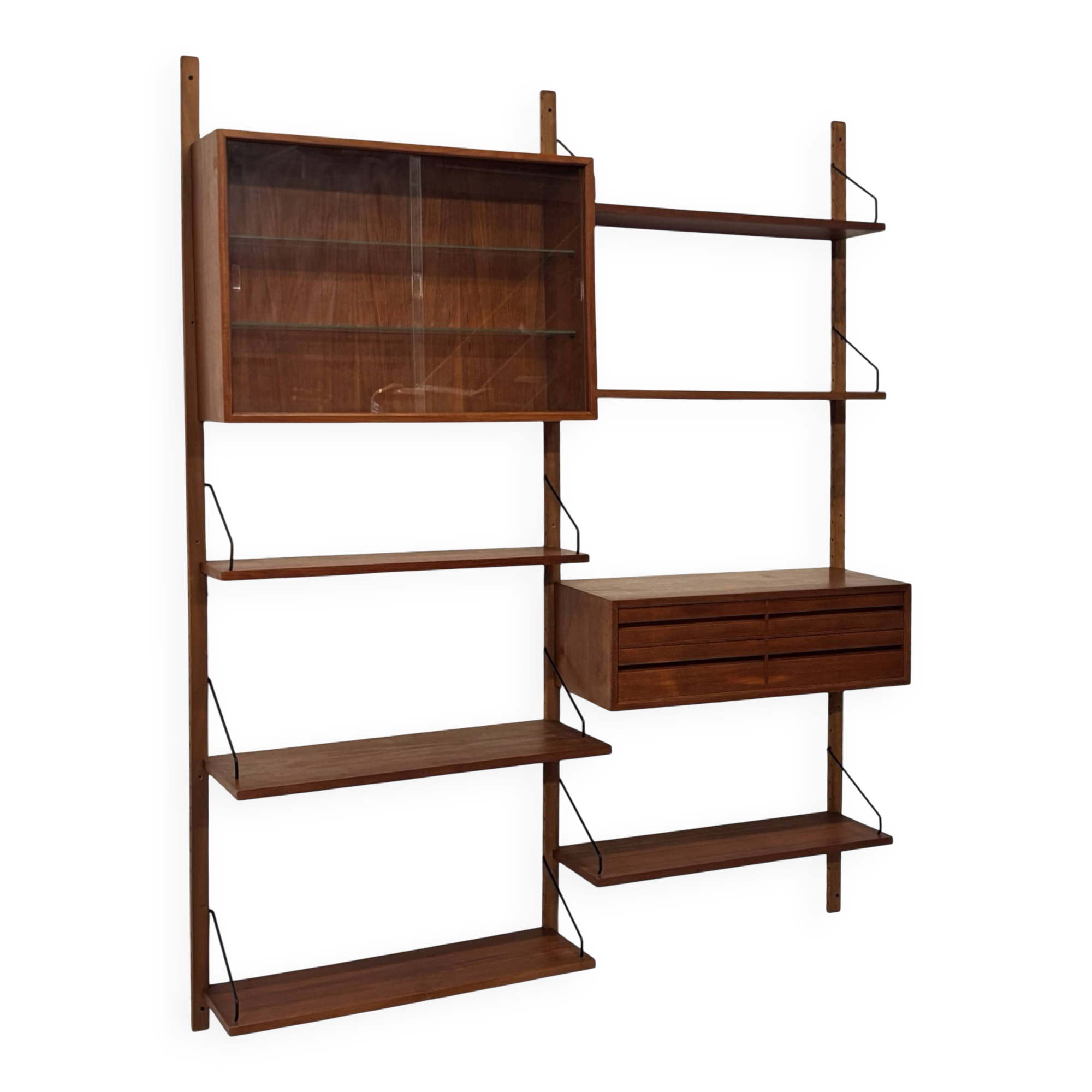 Vintage Poul Cadovius Royal System wall system wall unit