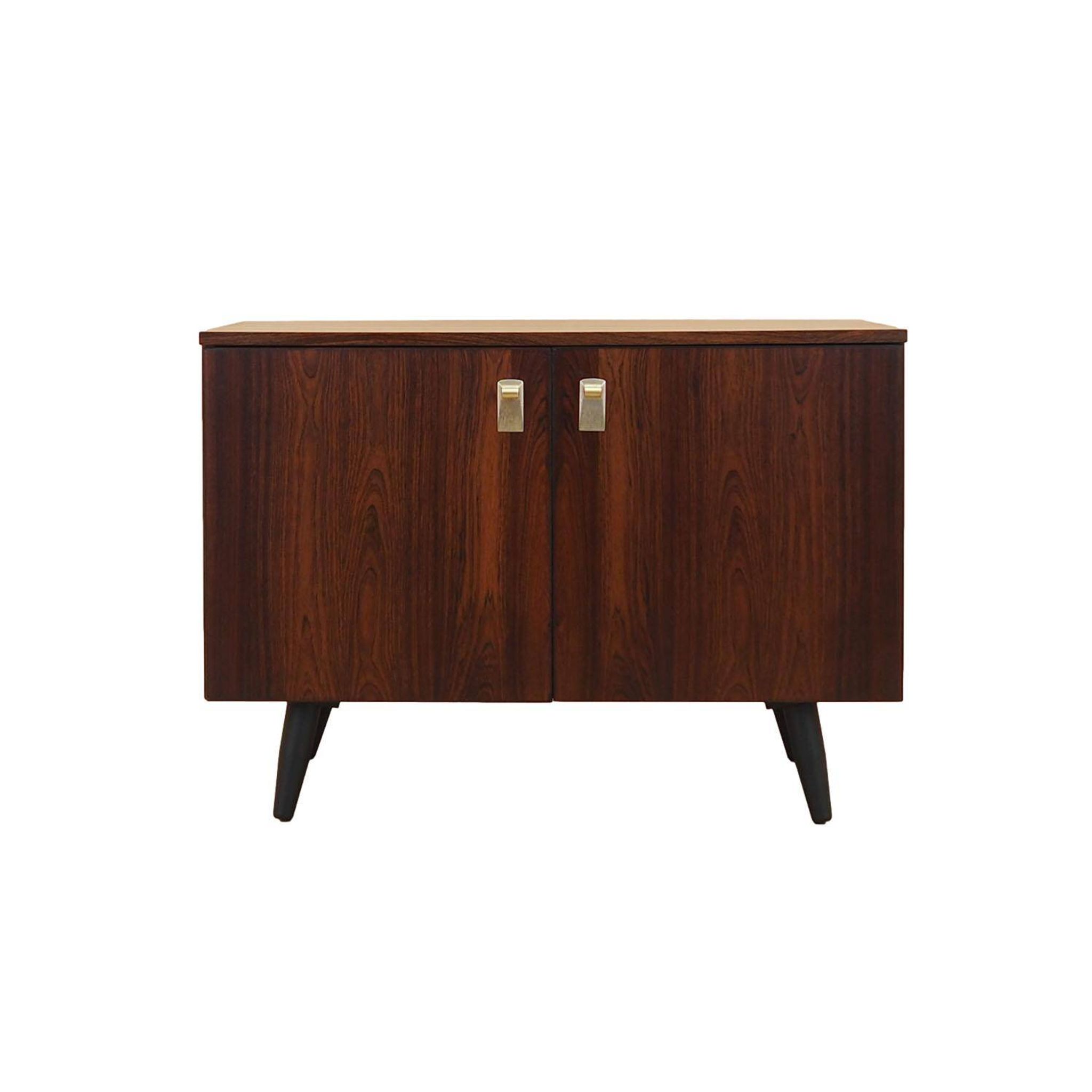 Danish Rosewood Cabinet with Adjustable Shelv, 1970s