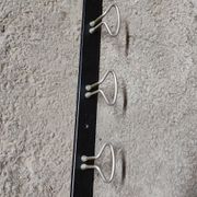 School wall coat holder with six metal legs GES