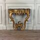 Regency console with a dragon, carved and gilded wood, Paris circa 1720