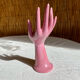 Vase soliflore fig hand in vintage ceramic 70s