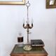 Large Italian-style gold metal lamp H73cm