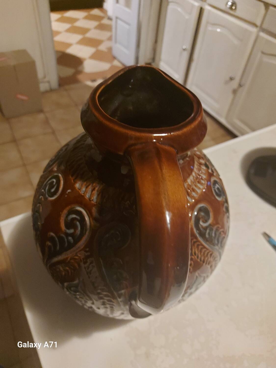 Earthenware jug