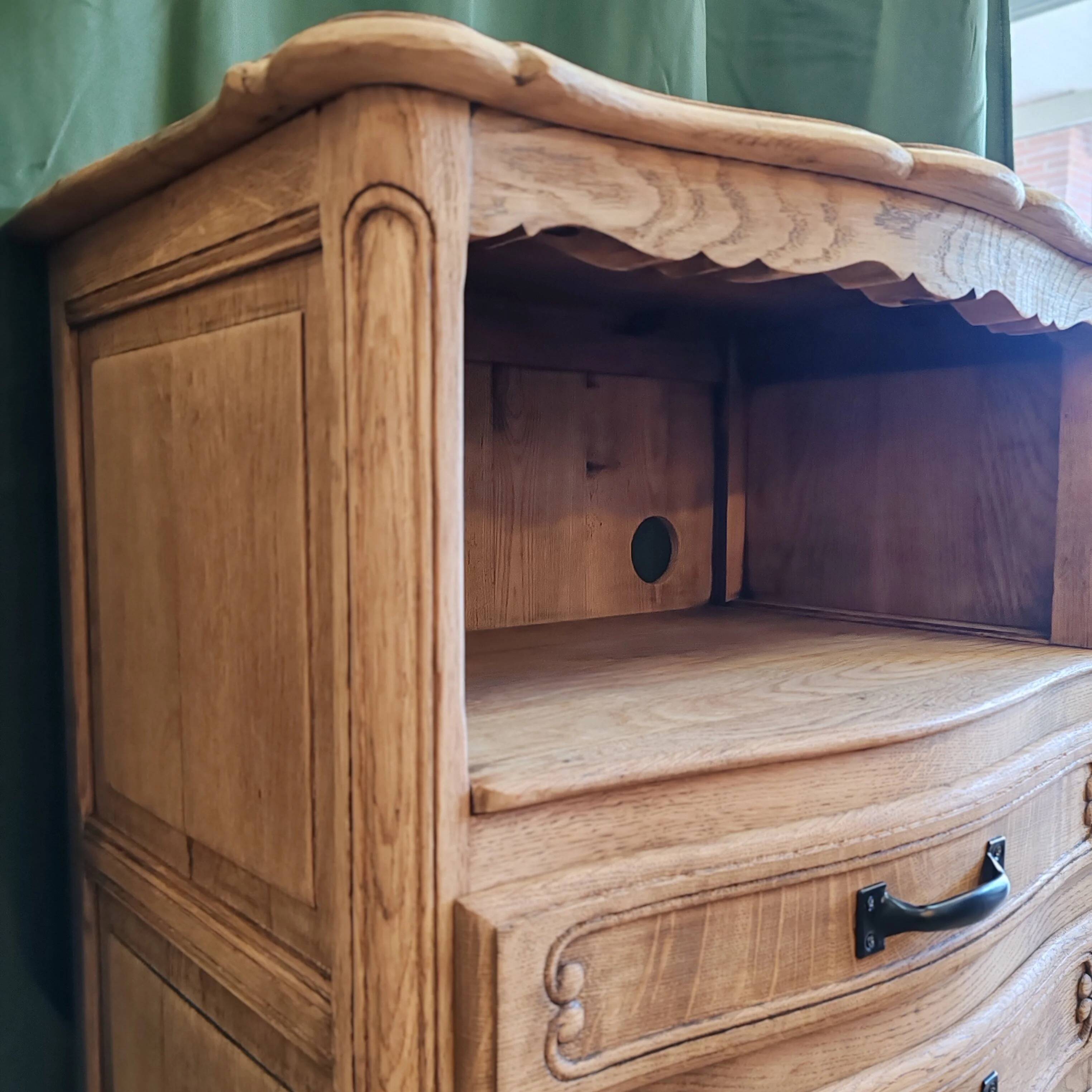 Antique bedside table