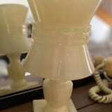 Alabaster bedside lamp