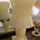 Alabaster bedside lamp