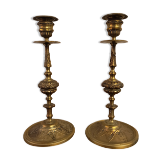 Pair of candle holders