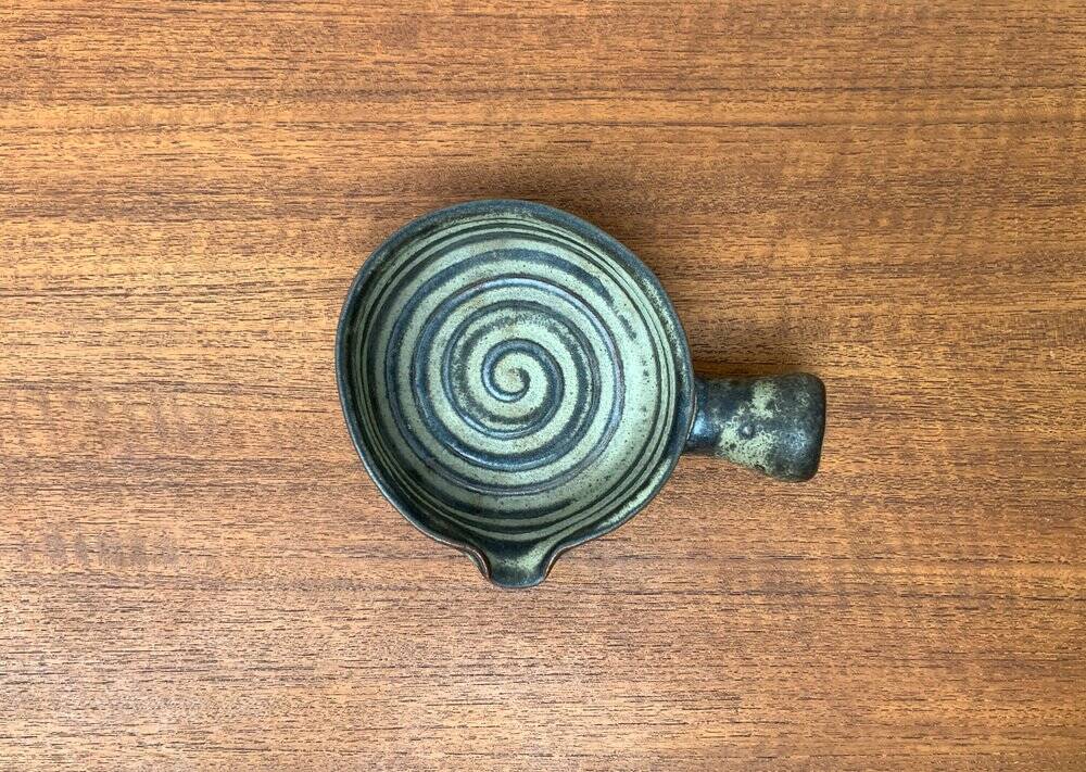 Vintage British Brutalist Ceramic Bowl by Tremar UK
