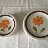 Vintage flower pattern tableware set