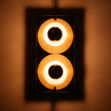 Disco plexi wall lamp by jocelyne trocmé for oxar