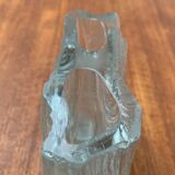 Vintage Glass Block Vase