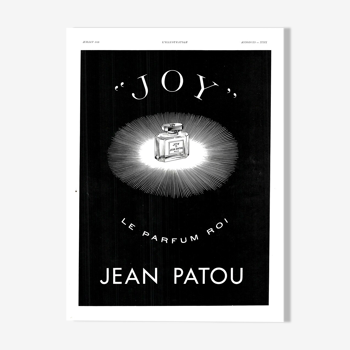 Vintage poster 30s Jean Patou perfume