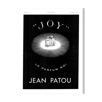 Affiche vintage années 30 Jean Patou parfum