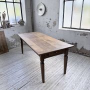 Solid oak farmhouse table with extensions (190-280cm) 1950