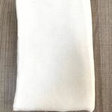 Grande nappe blanche en metis 215 x 155 cm