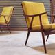 Pair of boomerang armchairs TON Bystřice (Thonet) by Antonin Suman 1960