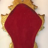 Miroir ancien bois doré 42 cm x 25 cm