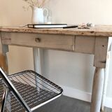 Ancien bureau bois patiné
