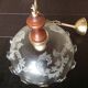 Art deco art style depoli glass hanging