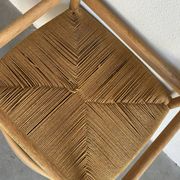 Ensemble de 6 chaises vintage en corde de papier Kurt Ostervig