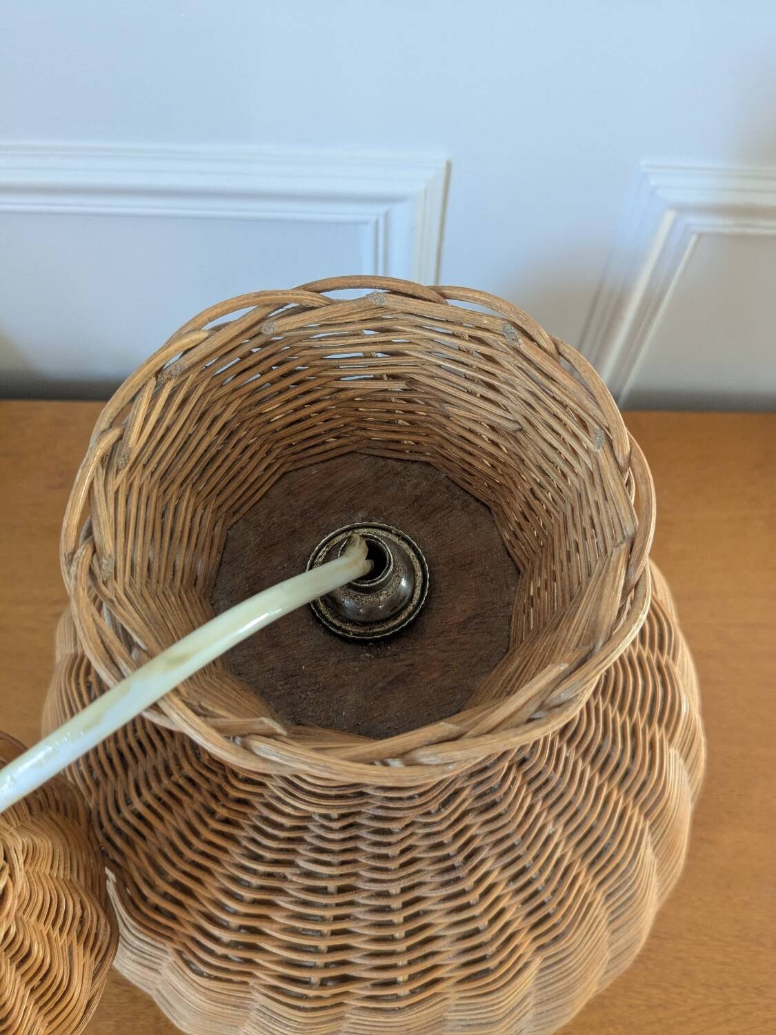 Suspension osier vintage