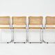 Ensemble de 4 chaises style B32 par Marcel Breuer