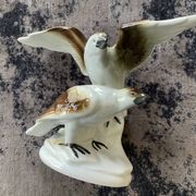 Figurine en porcelaine deux oiseaux