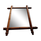 Miroir 1900 style bambou
