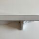 Art deco bathroom shelf shelf in white porcelain 50cm