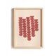 Collection of 4 acrylic paintings on paper signed Eawy.