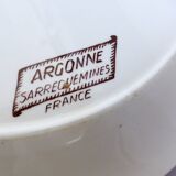 3 flat plates from Sarreguemines, Argonne model 210734